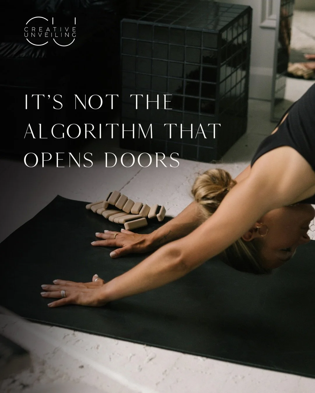 It&rsquo;s not the algorithm that opens doors...

I&rsquo;m not sure who needs to hear this today&hellip;Maybe it&rsquo;s actually me. But I&rsquo;ve been thinking a lot about how much pressure we put on &ldquo;the algorithm&rdquo; to make things hap