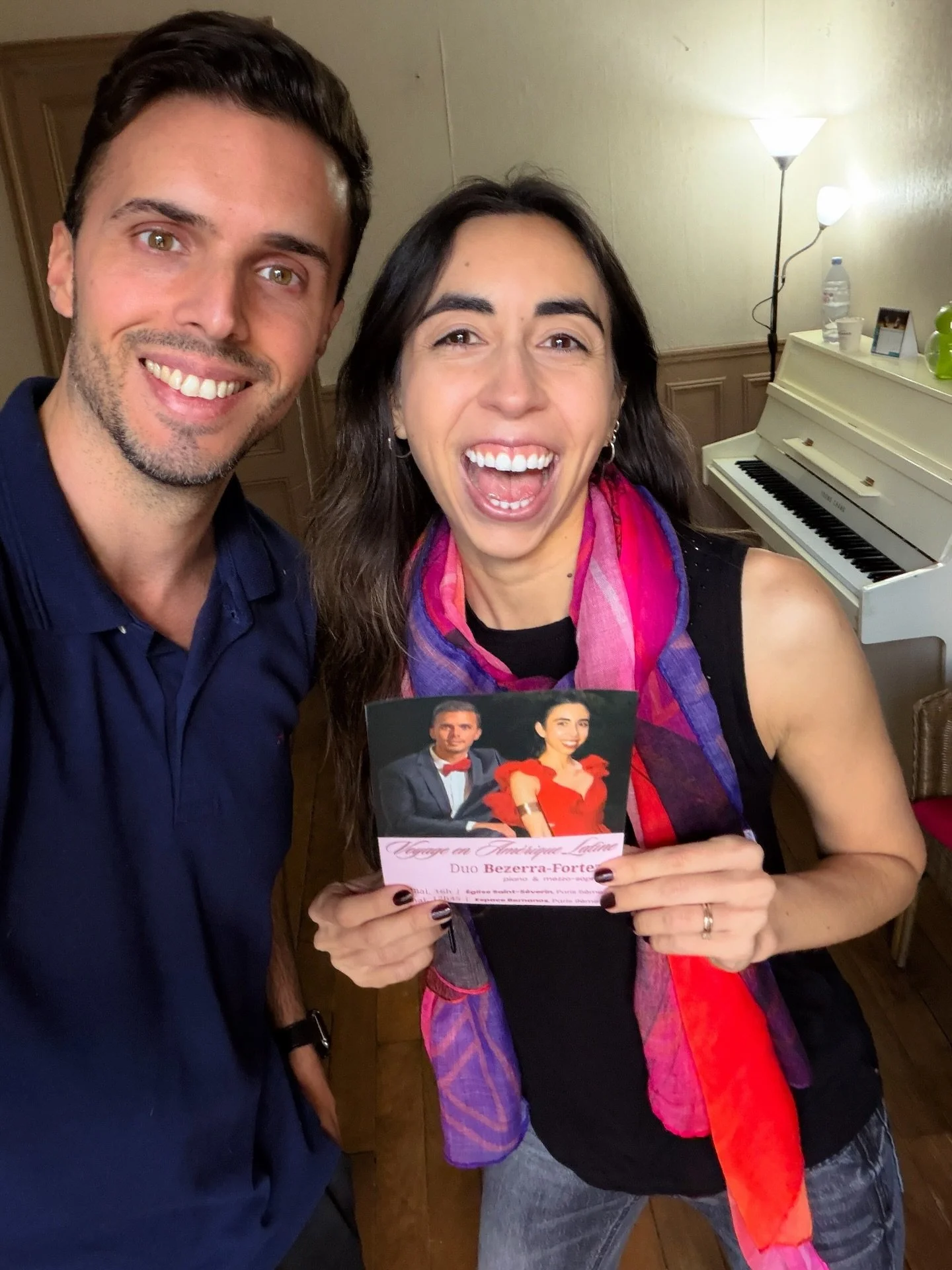 ❤️&zwj;🔥 @sambezerra &amp; I love making music together! We met almost 12‼️ years ago in Salzburg 🇦🇹. After many years of friendship, we started our duo a couple of years ago, and have since then have performed in Tallin 🇪🇪 and Paris 🇫🇷 severa