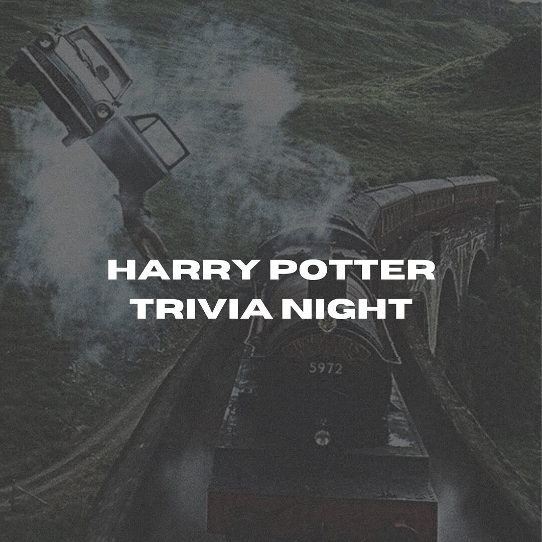 We still have team spots available for our Harry Potter Trivia night on February 22nd! 

⚡️$25 per team
🧙&zwj;♂️Max 6 players per team
🪄First place wins $100
🧌Round prizes

Tickets linked in bio or find us on Eventbrite!