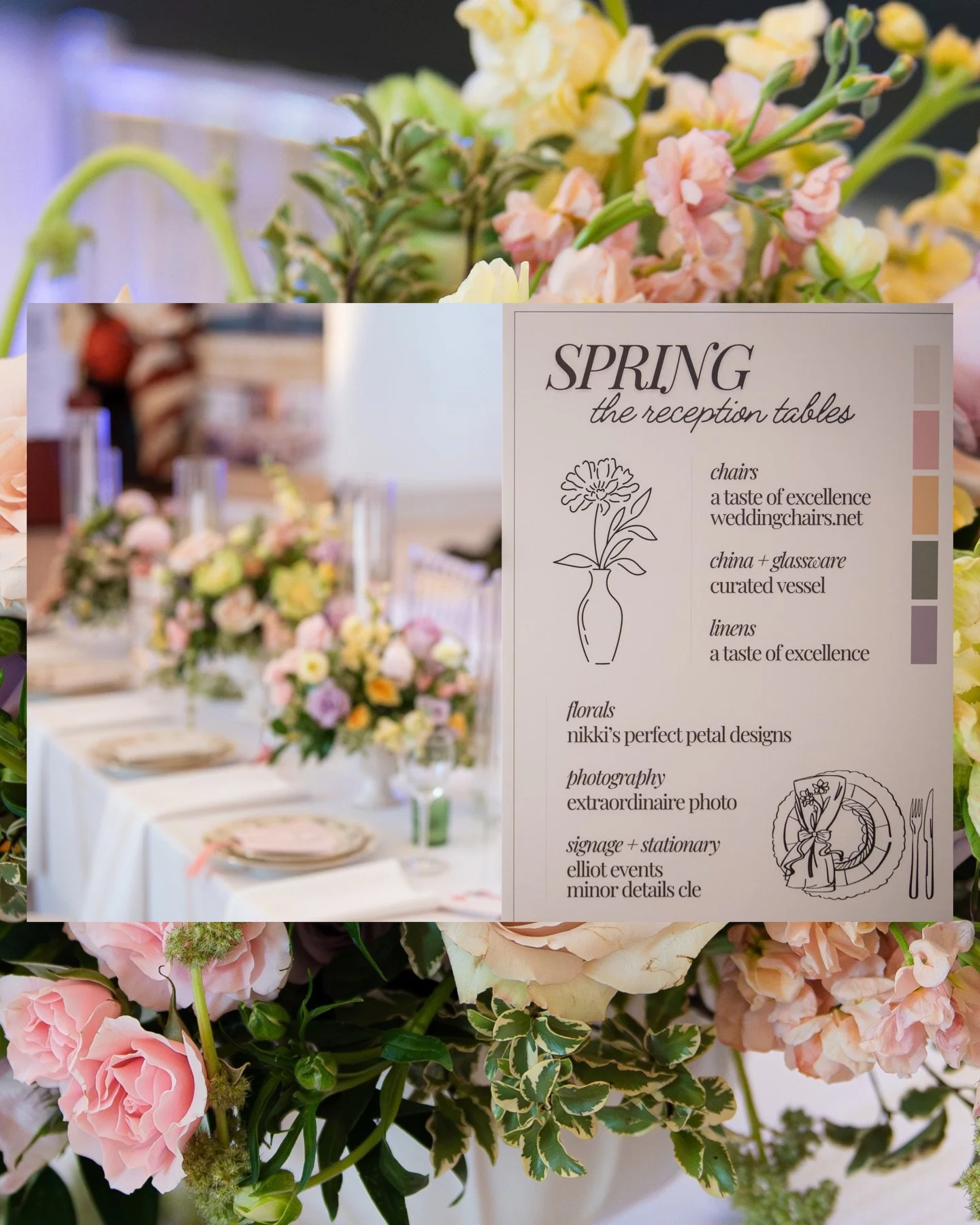 The ducks are floating on Lake Erie, the weather is fabulous (for now), and we&rsquo;re counting down the days until peak cherry blossom season&hellip; it&rsquo;s spring 🌸 

We have your perfect spring mood-board, featuring bright linens, vibrant fl