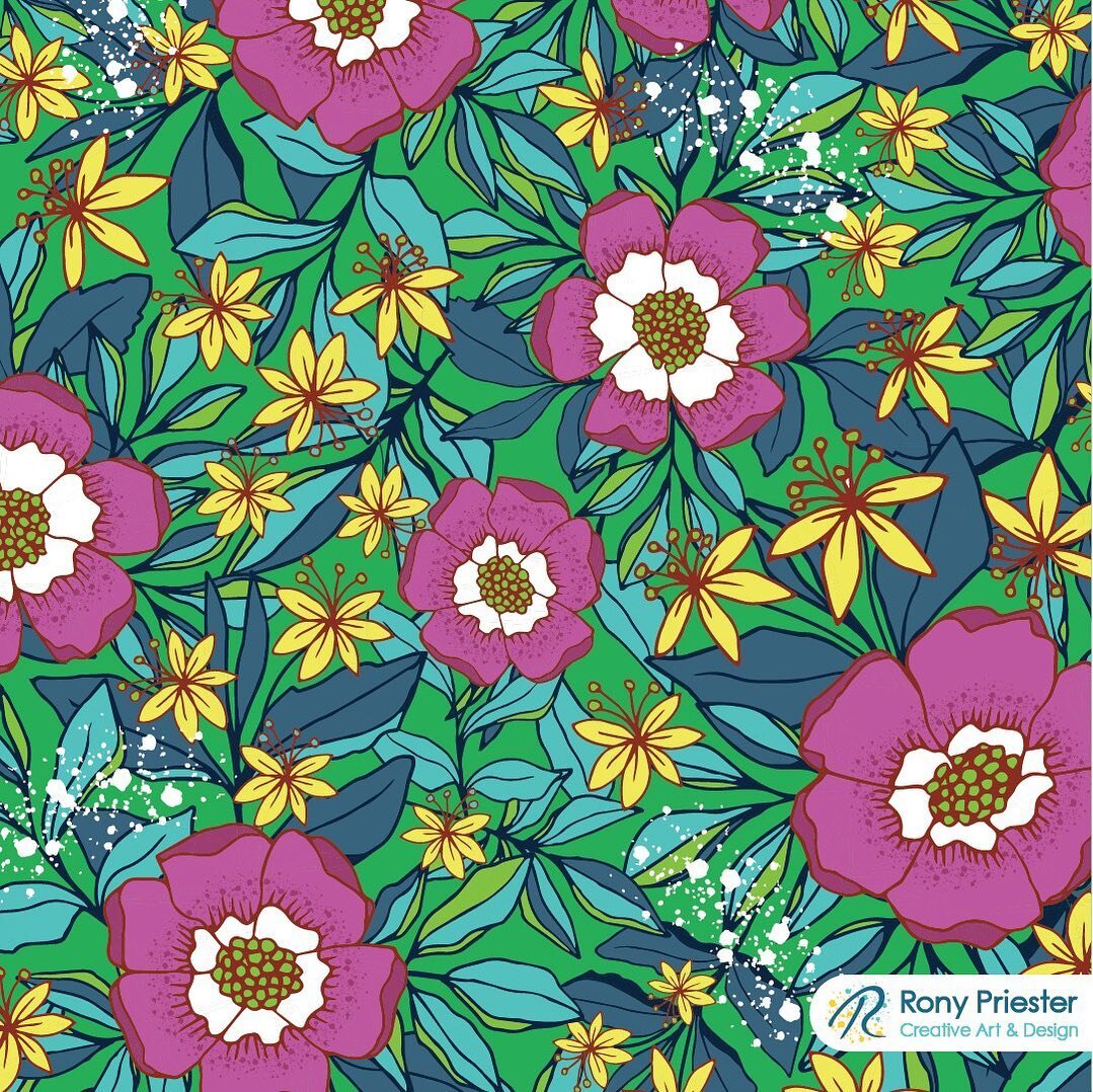 Anemones, they come in so many different colors.

#pattern #patterns
#patterndesign
#patterndesigner
#fabricpattern
#patterndesigns #design
#designer #designpattern
#designpatterns
#textiledesign
#textiledesigner #textileprint
#textileprinting #texti