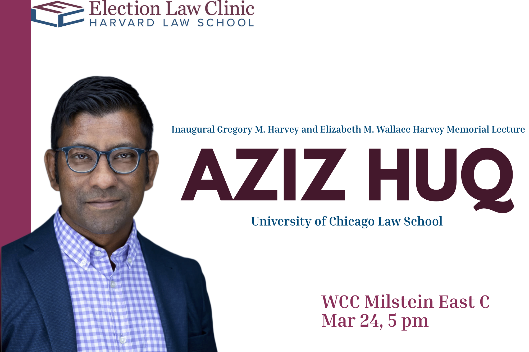 Gregory M. Harvey and Elizabeth M. Wallace Harvey Memorial Lecture