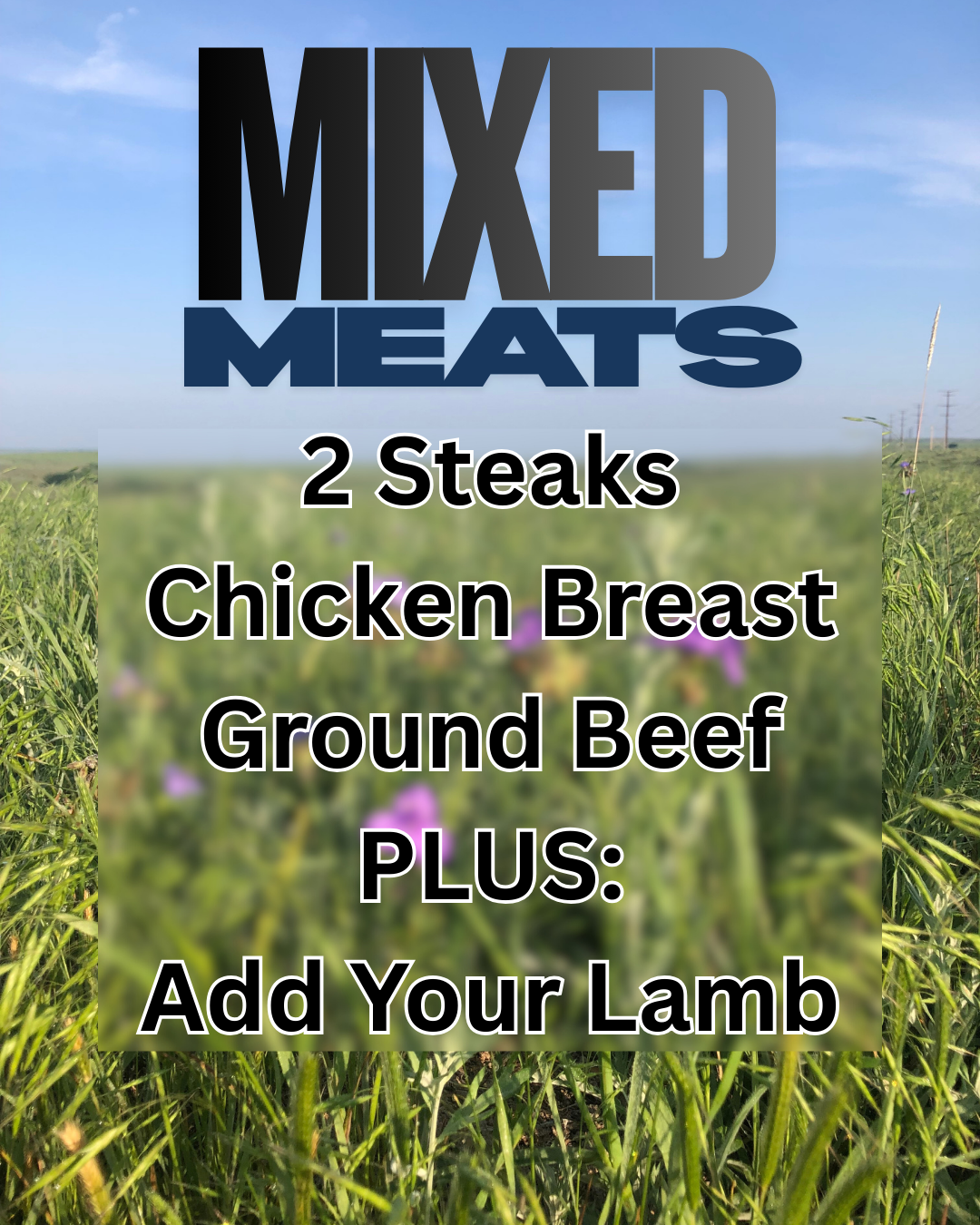 Premium Mixed Meats (Beef, Chicken, Lamb)