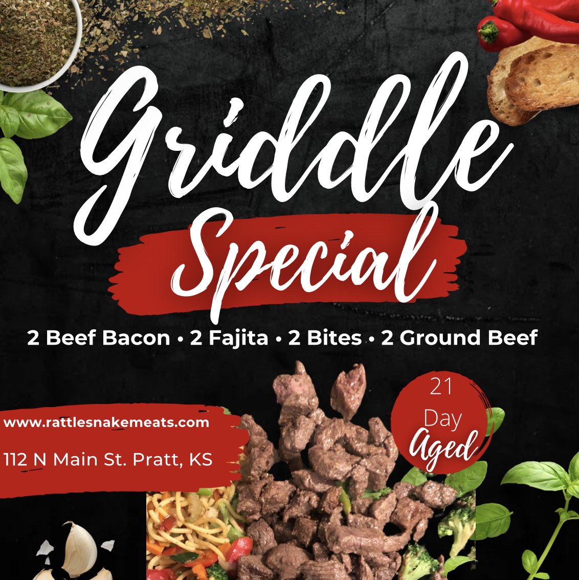 Griddle Special ft. Beef Bacon