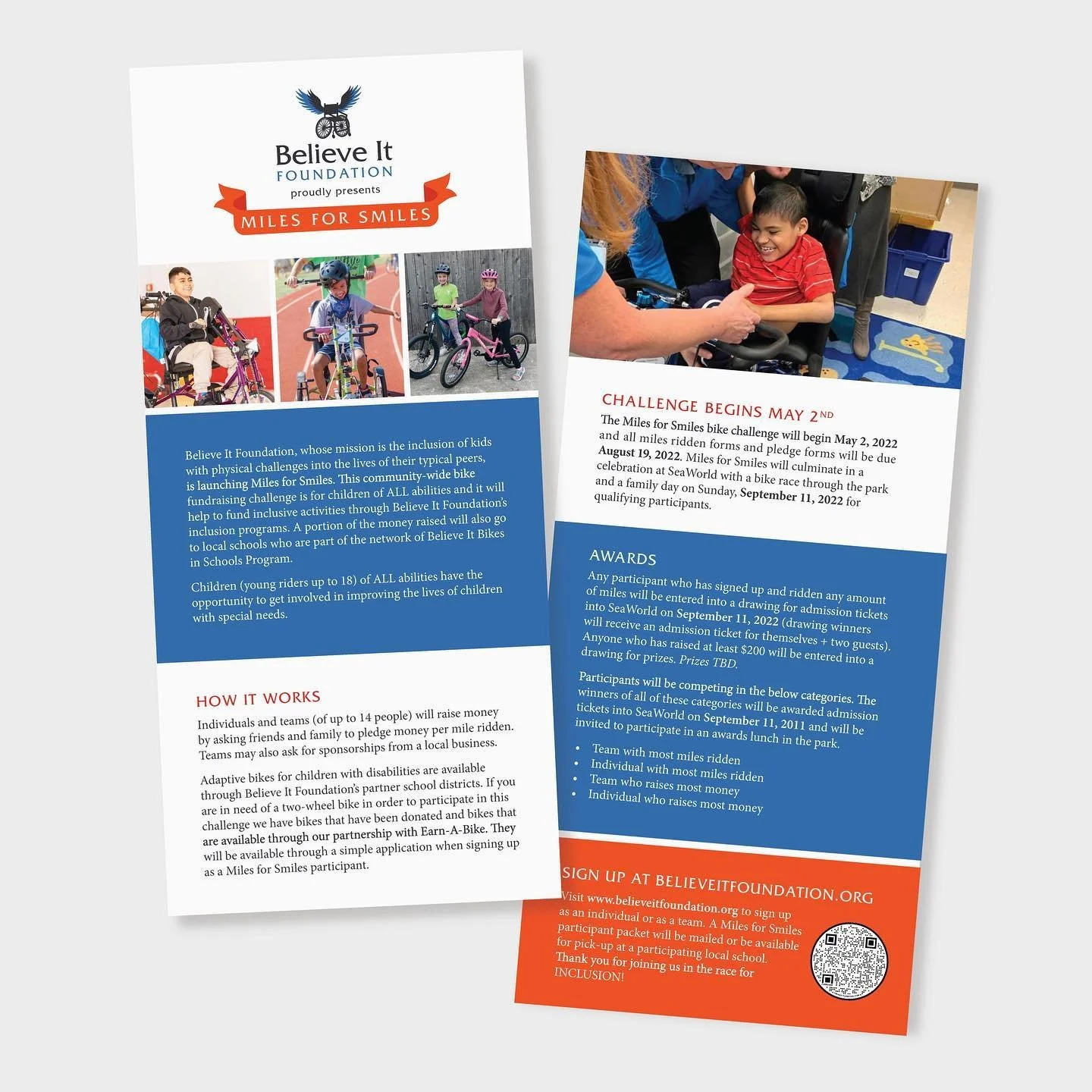 Believe It Foundation's Miles for Smiles campaign