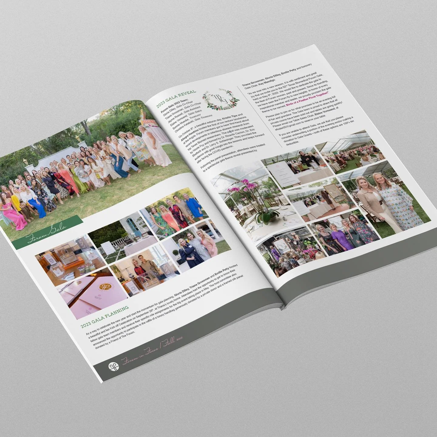 Core Creative's newsletter for Texas Biomedical Forum