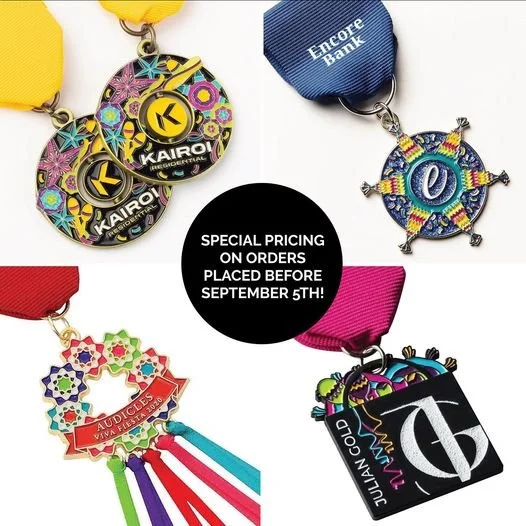  Special Pricing on ALL Medal Orders Placed Before September 5th!