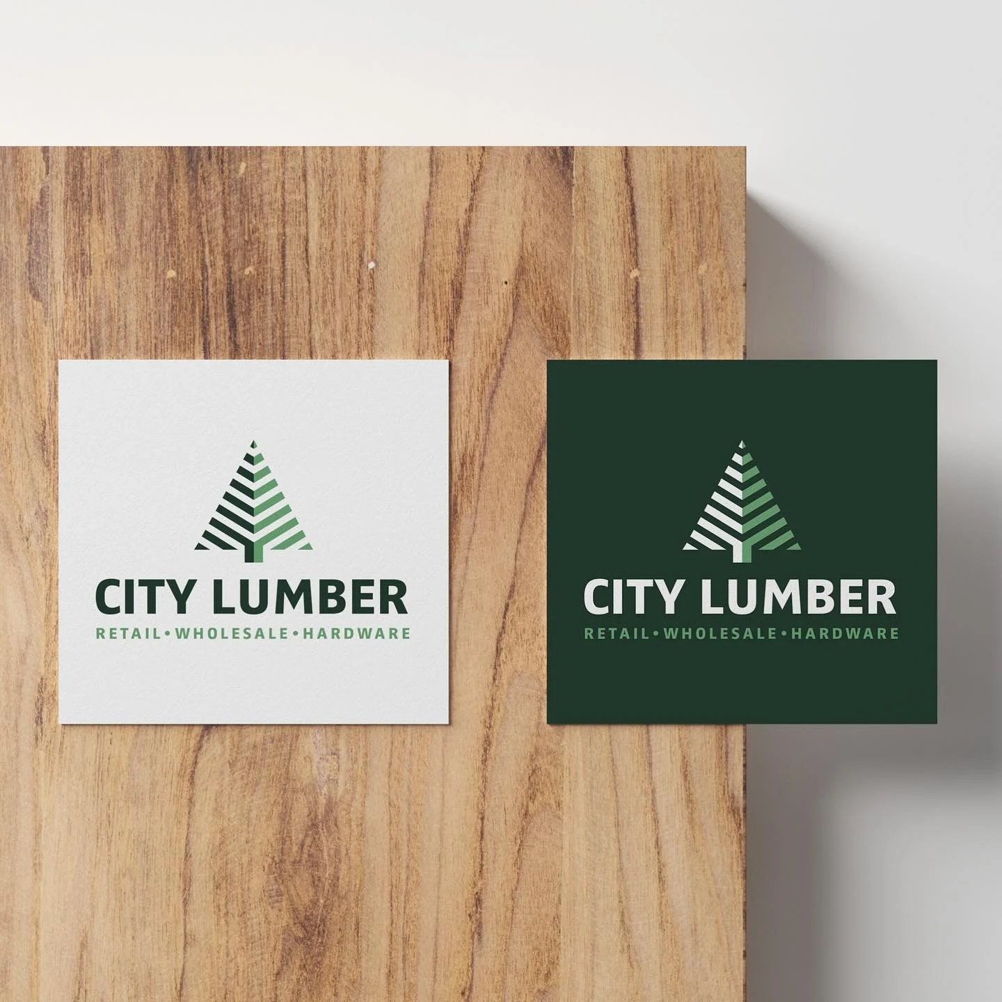 City Lumber &amp; Wholesale Logo by Core Creative