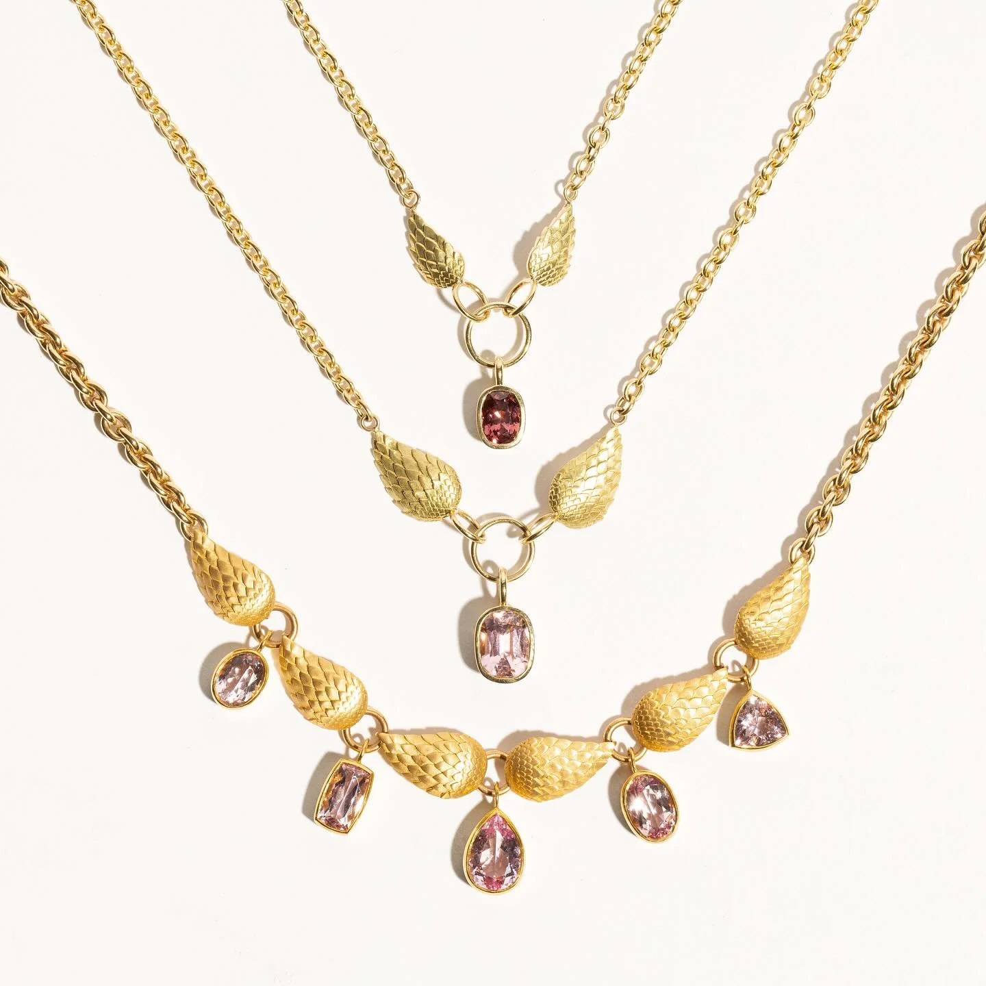 Core Creative recently had the pleasure of photographing Fannie Thomas&rsquo; newest jewelry collection. From Lantana Bezel Earrings to Wing Necklaces and the whimsical Charming Necklace, each piece shines against a crisp white backdrop&mdash;allowin
