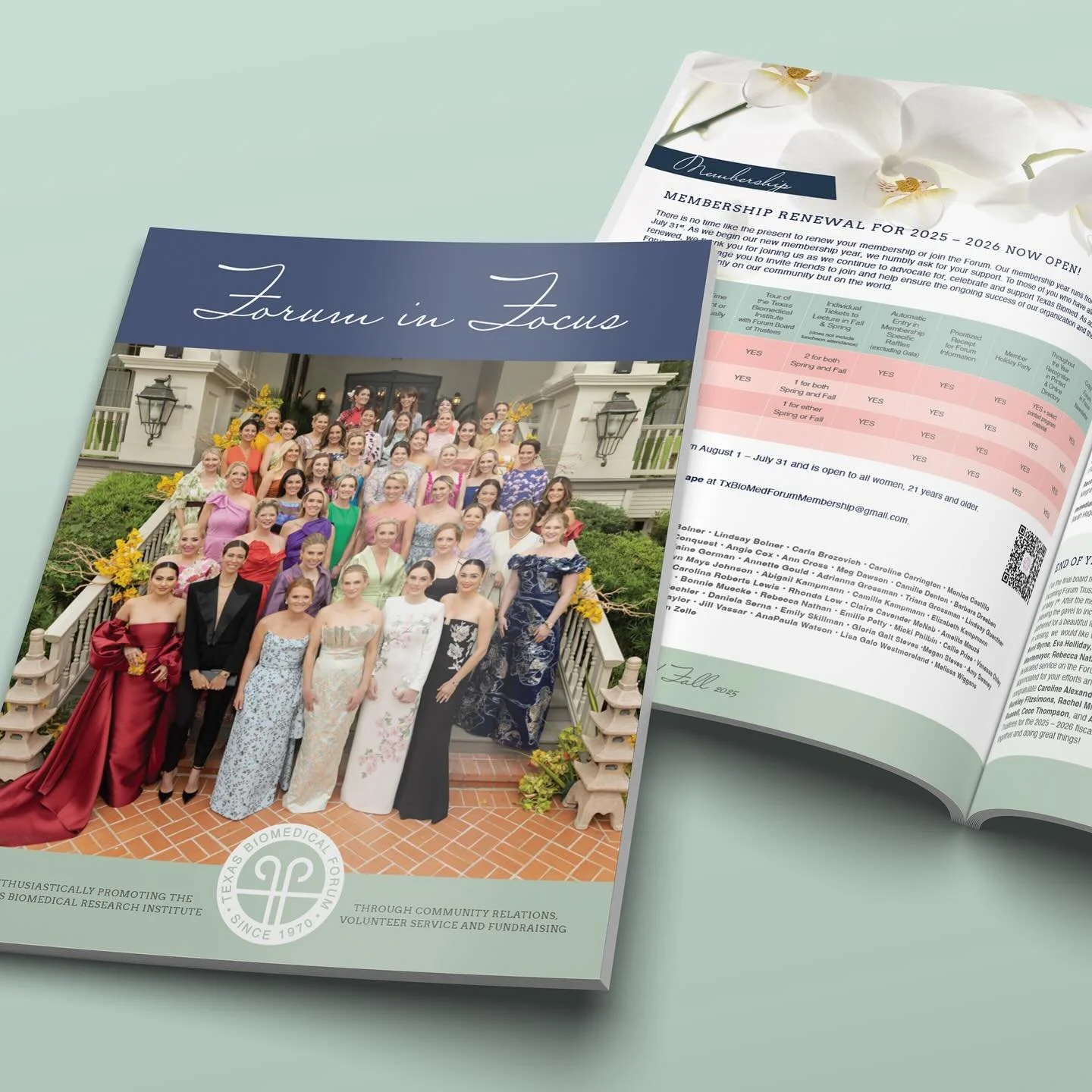 It was a privilege for Core Creative to once again design the Texas Biomedical Forum newsletter, which beautifully celebrates the Forum&rsquo;s dedication to advancing the lifesaving research of the Texas Biomedical Research Institute. The newsletter