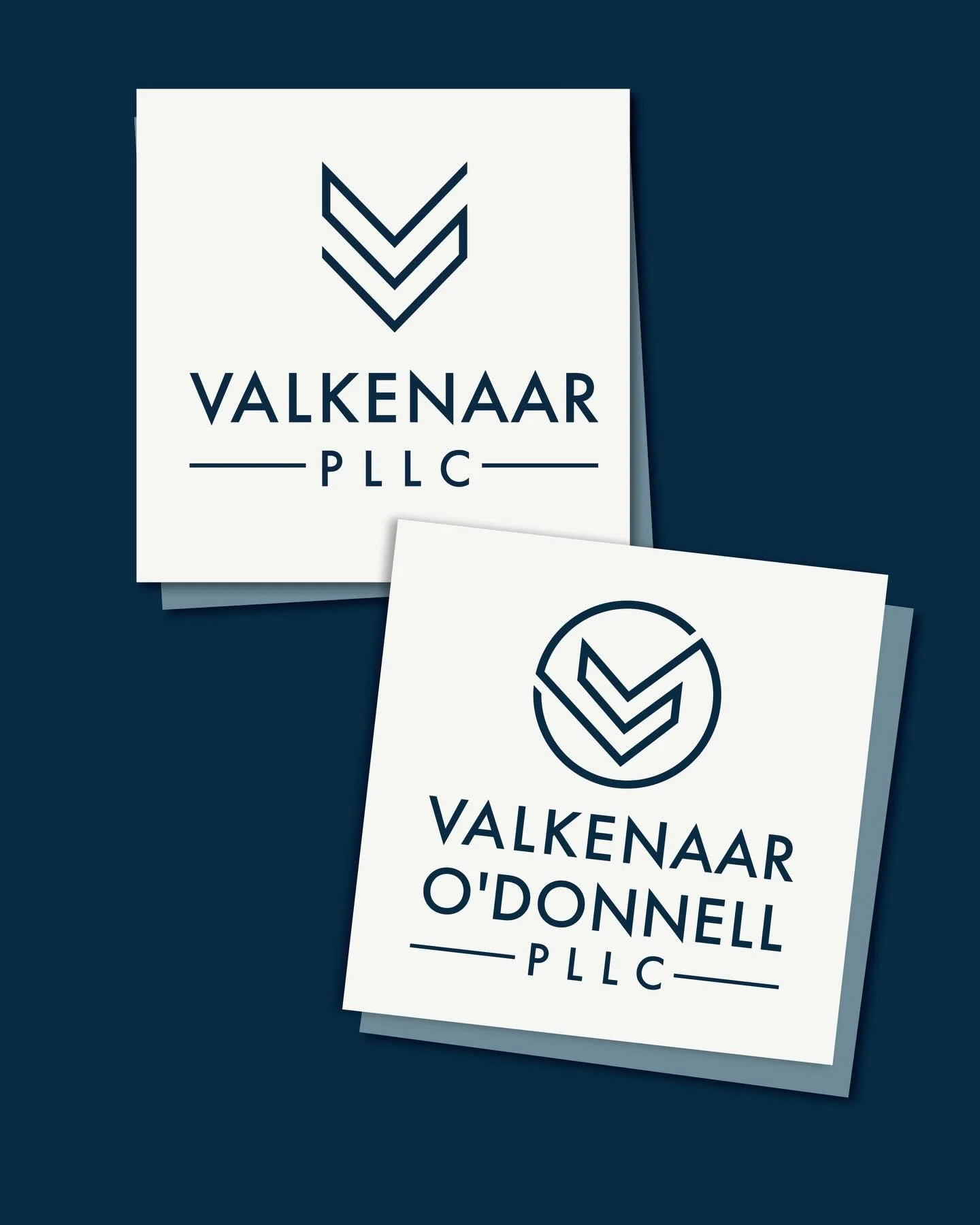Core Creative can help keep your branding fresh and up to date. Because the original Valkenaar PLLC brand had a clean and modern design, our team quickly and seamlessly executed a brand refresh when the firm added a new named partner. In addition to 
