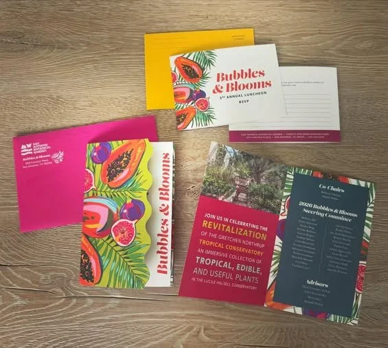 Botanical Garden's Bubbles and Blooms luncheon