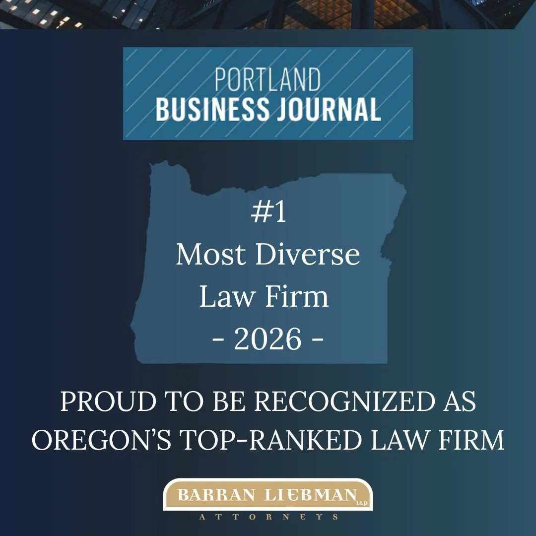 3/20/26: Barran Liebman Recognized as Oregon’s Top-Ranked “Most Diverse ...