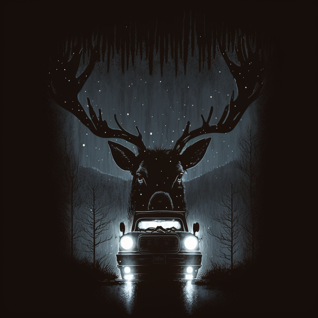 A Deer in Headlights