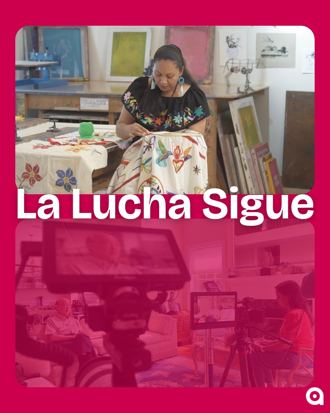 Finally, we're highlighting the short film &quot;La Lucha Sigue (The Fight Continues)&quot; which is currently in post-production!

La Lucha Sigue (The Fight Continues) is a short animated documentary that centers three immigrant rights leaders who w