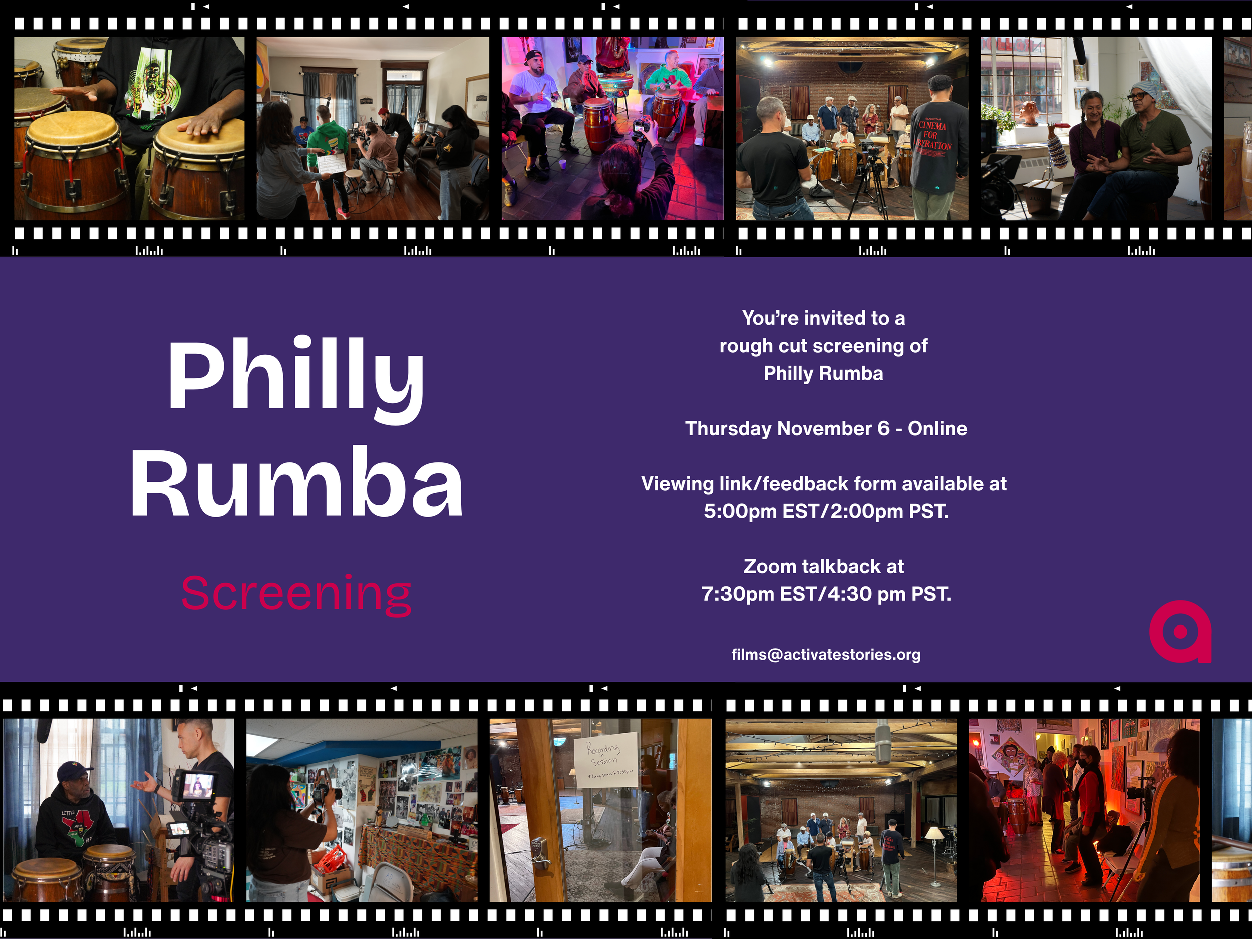 Philly Rumba rough cut screening