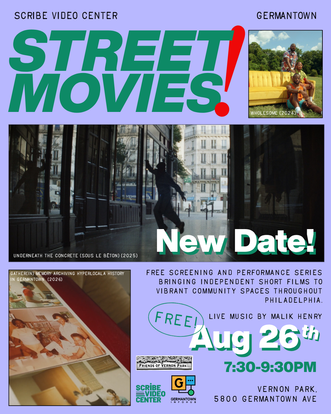 Portraits of Philly Rumba: Imperfect Gallery at Street Movies! Germantown