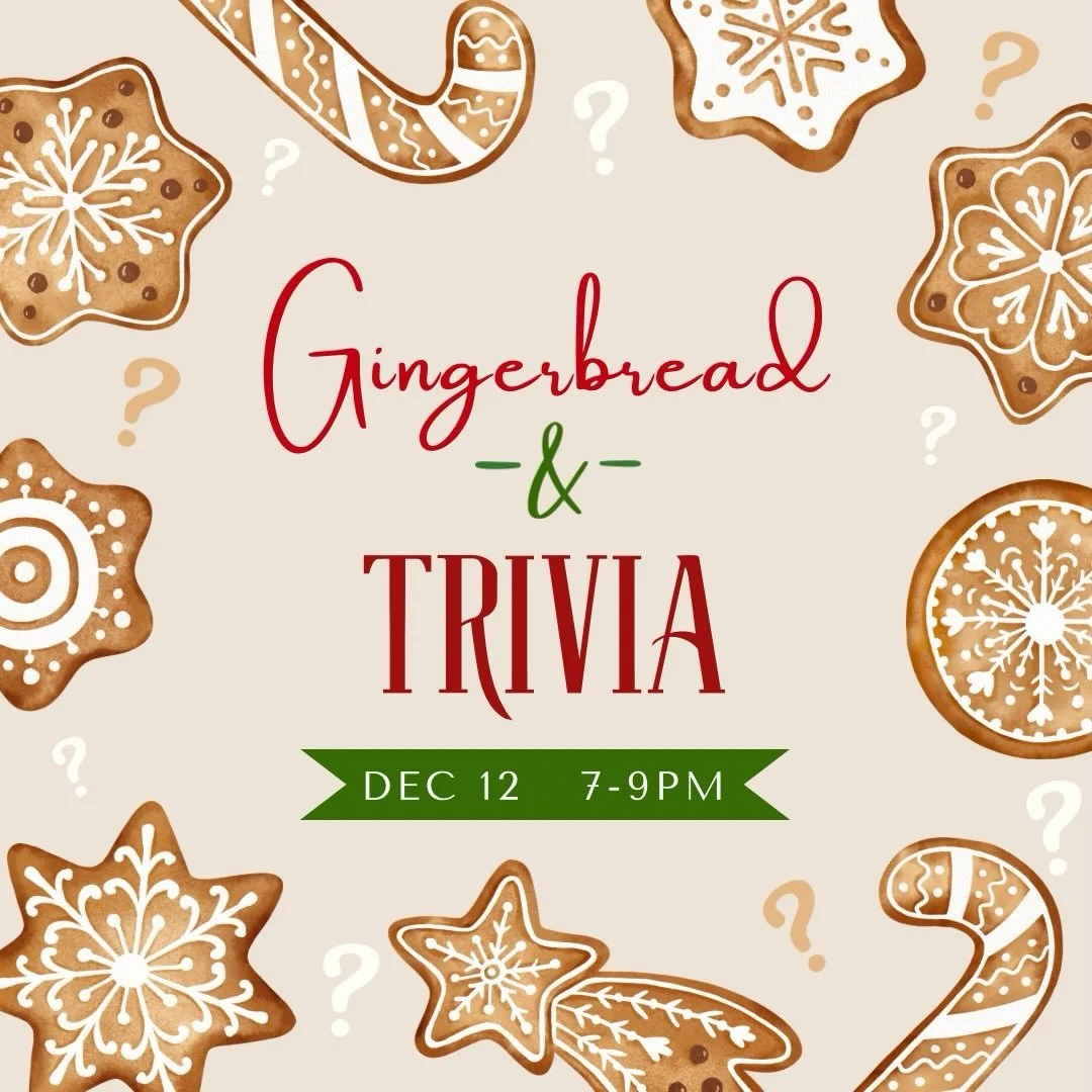 It&rsquo;s that time of year! Join us for gingerbread decorating🍬🍬🍬 and Christmas🎄 trivia at the church on Friday from 7-9pm. Meet in the foyer to kick off the night🎉 See you and your friends there!