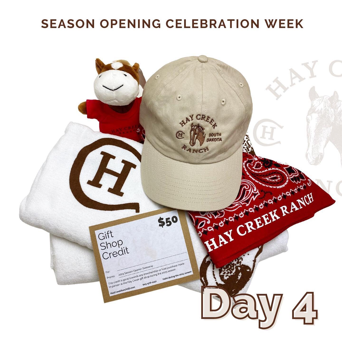 We're giving away goodies all week to celebrate opening for the 2023 season on Monday, May 22!

Today's giveaway is a $50 gift certificate for the gift shop + merch basket with:

➡️ Two 100% Cotton Beach Towels
➡️ Lightweight Brushed Cotton Twill Cap