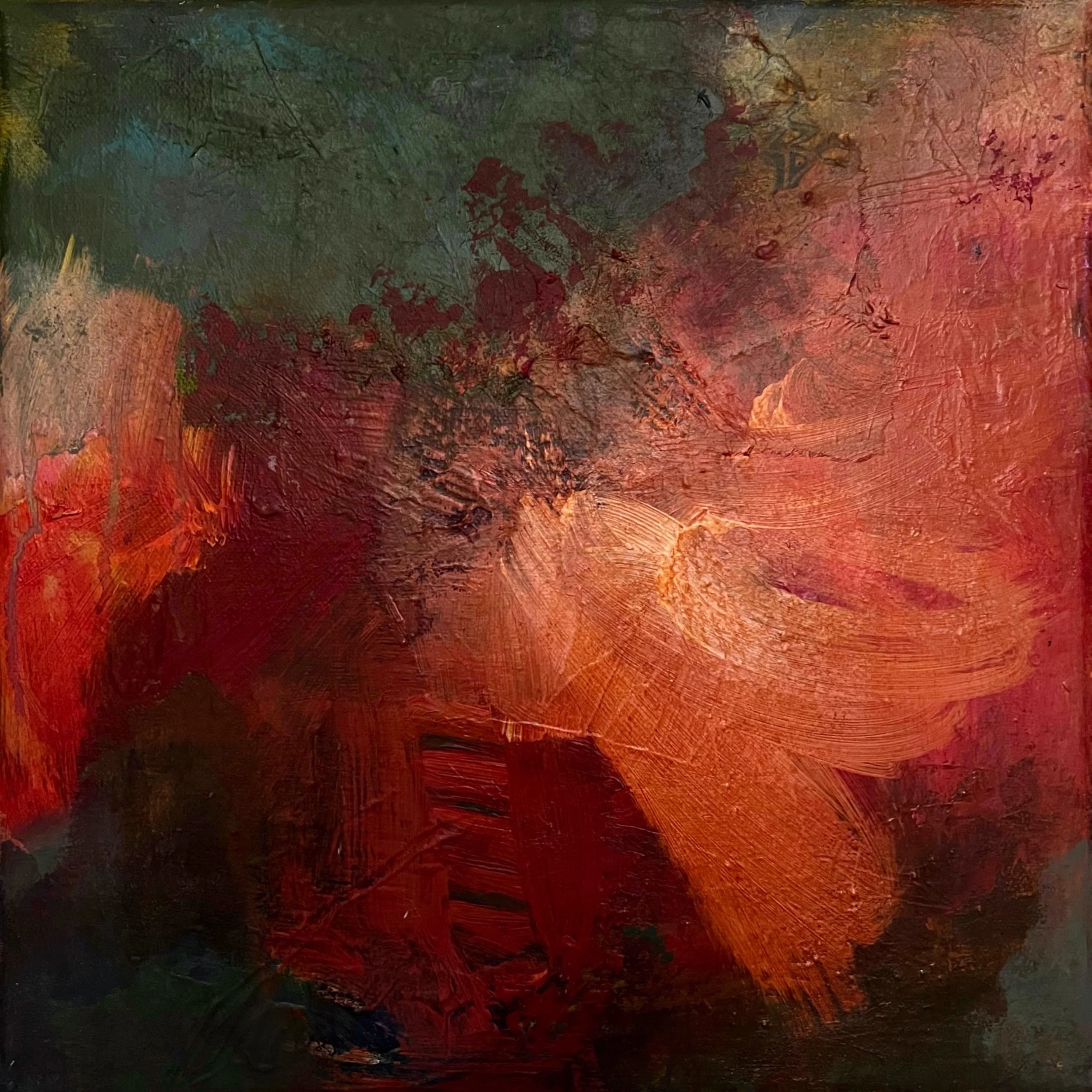 Fired Up
12" x 12" 
Acrylic on Canvas