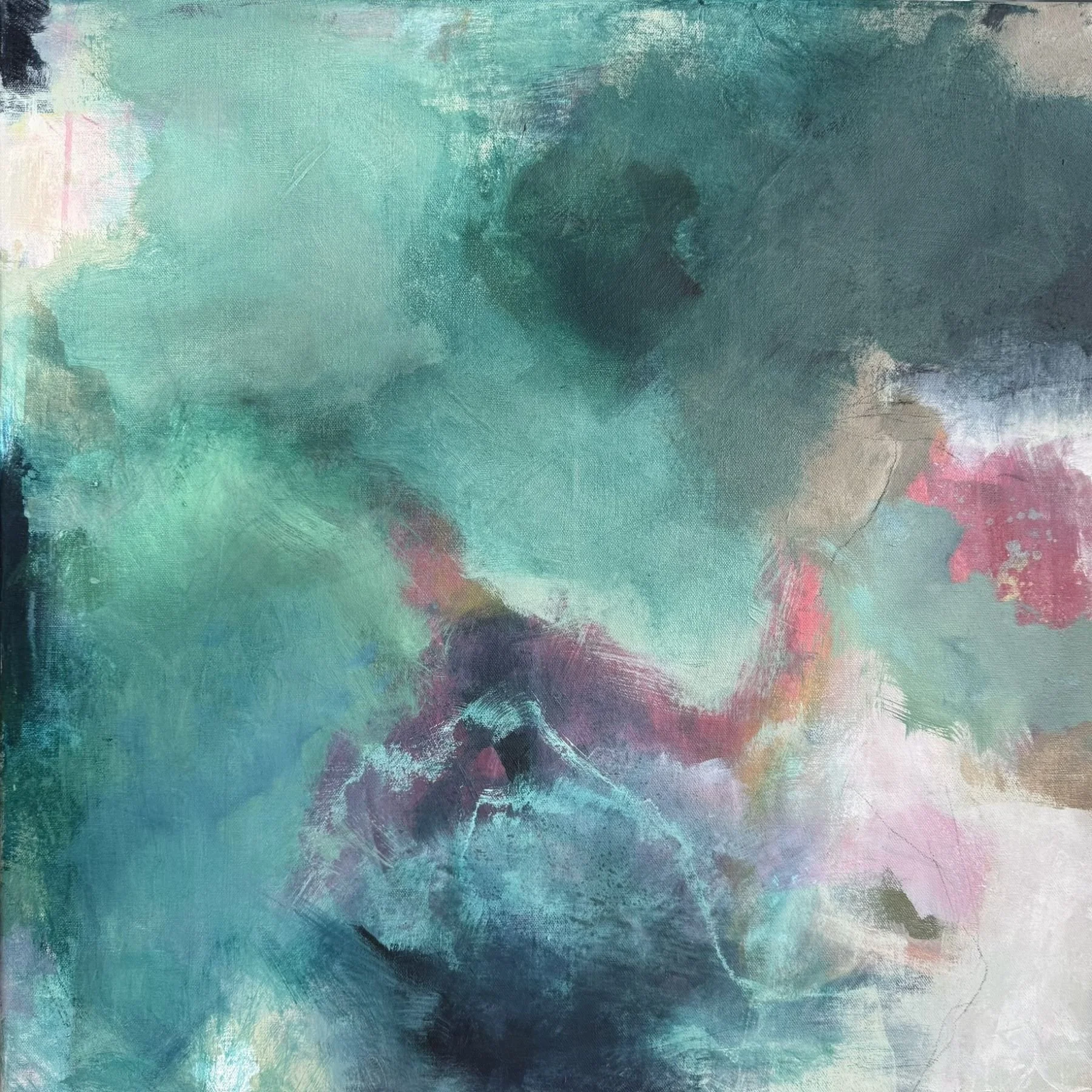 Ever Evolving 24" x 24" Acrylic on Canvas