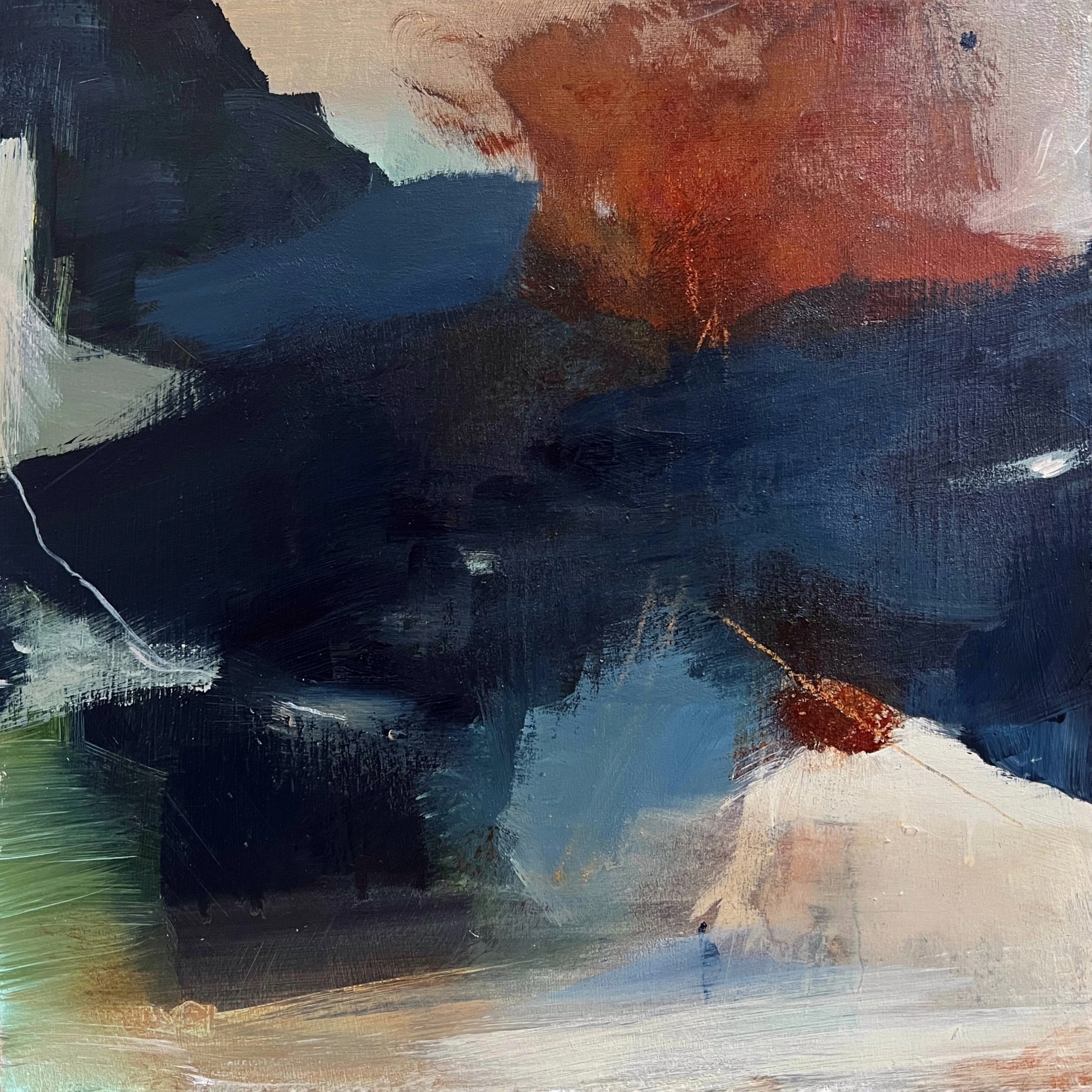 Storms Will Pass
12" x 12" 
Acrylic and Mixed Media on Cradled Birchwood Panel
