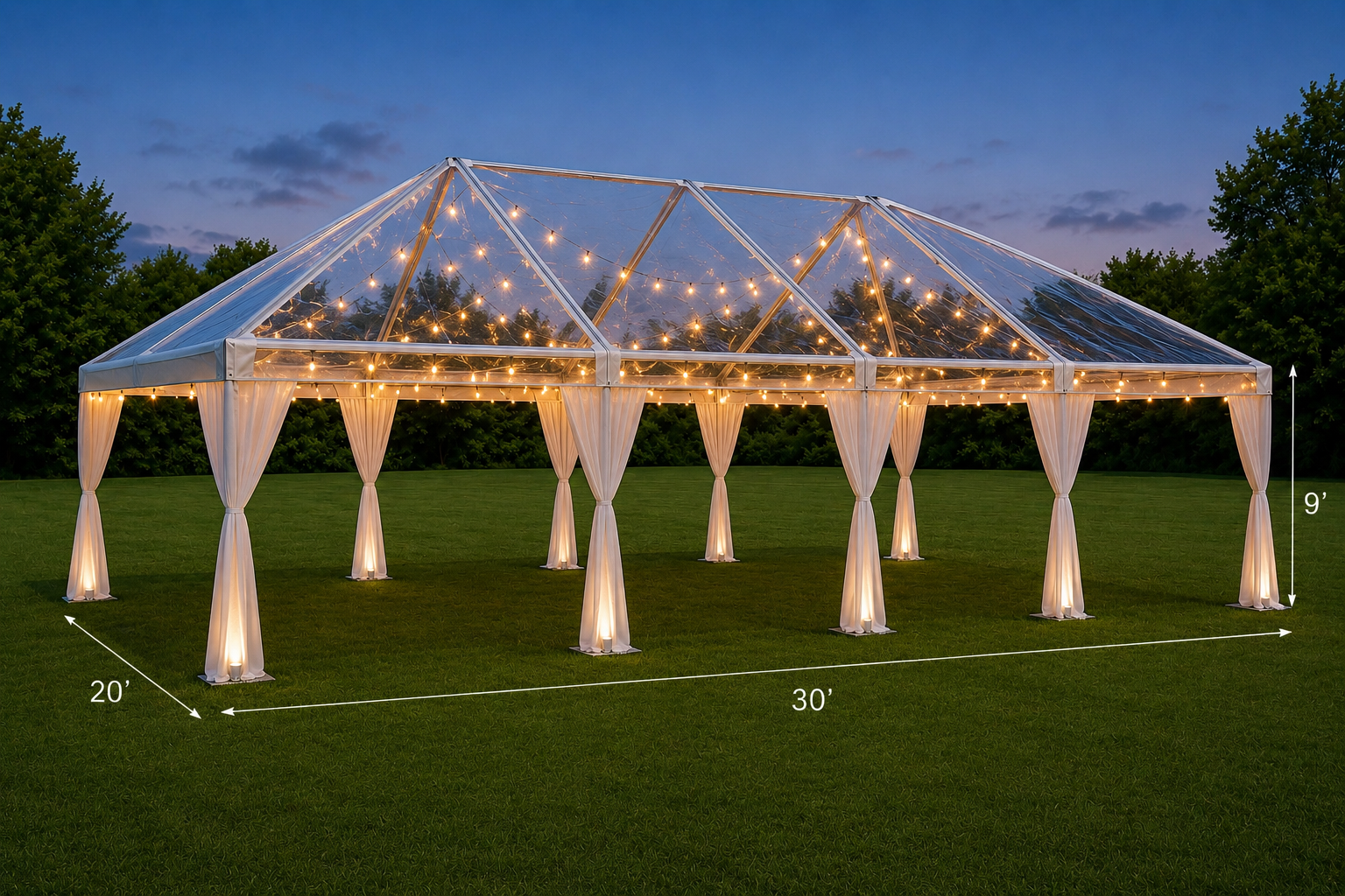 Clear Tent 20'x30'