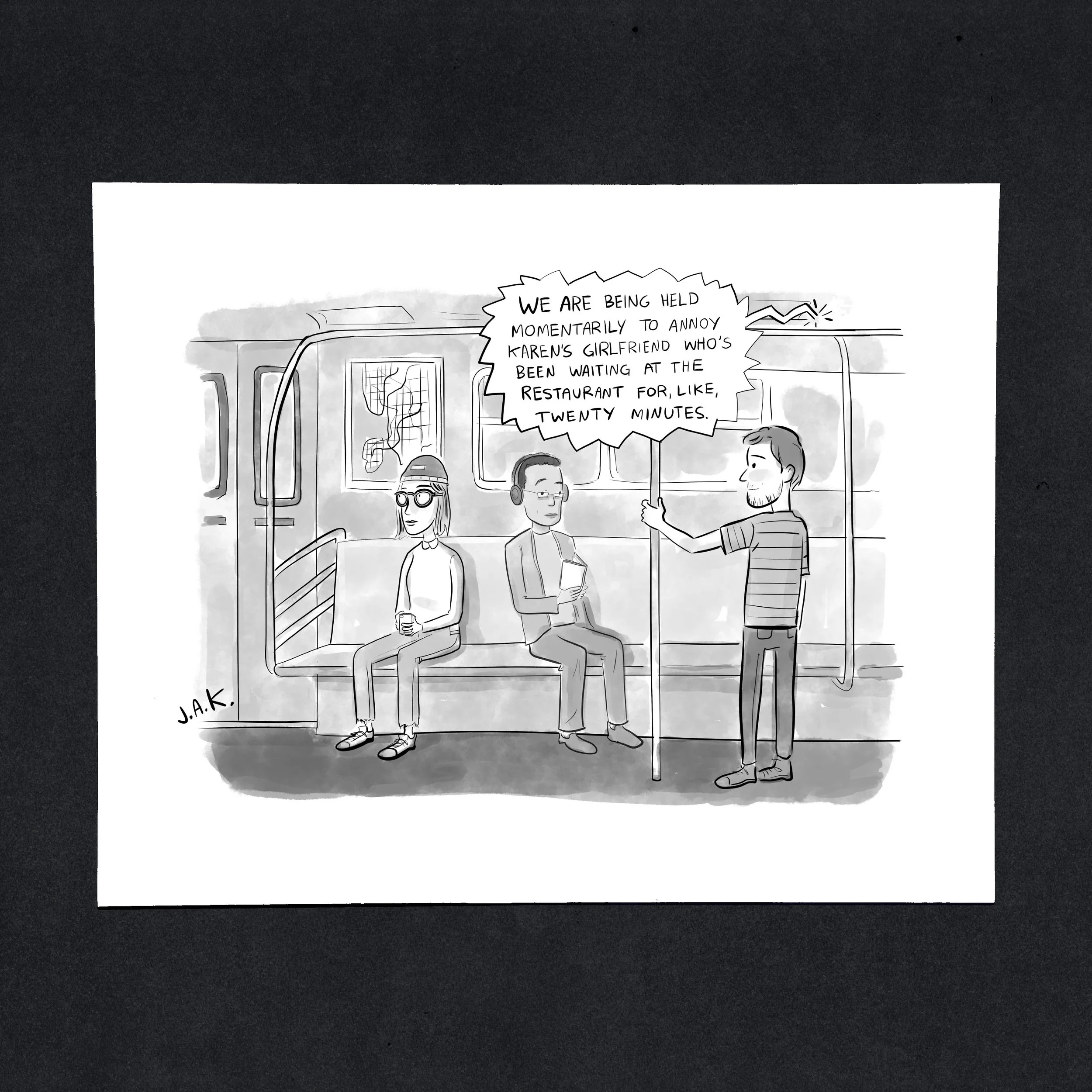 Subway Delay Print