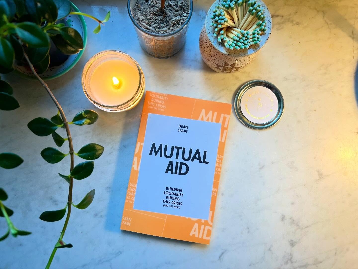 Join us tomorrow at 6:30pm at @kitch.a.vibe for the @loweradkpride &amp; BWB Pride Book Club. We&rsquo;re discussing Mutual Aid by @spade.dean ✨