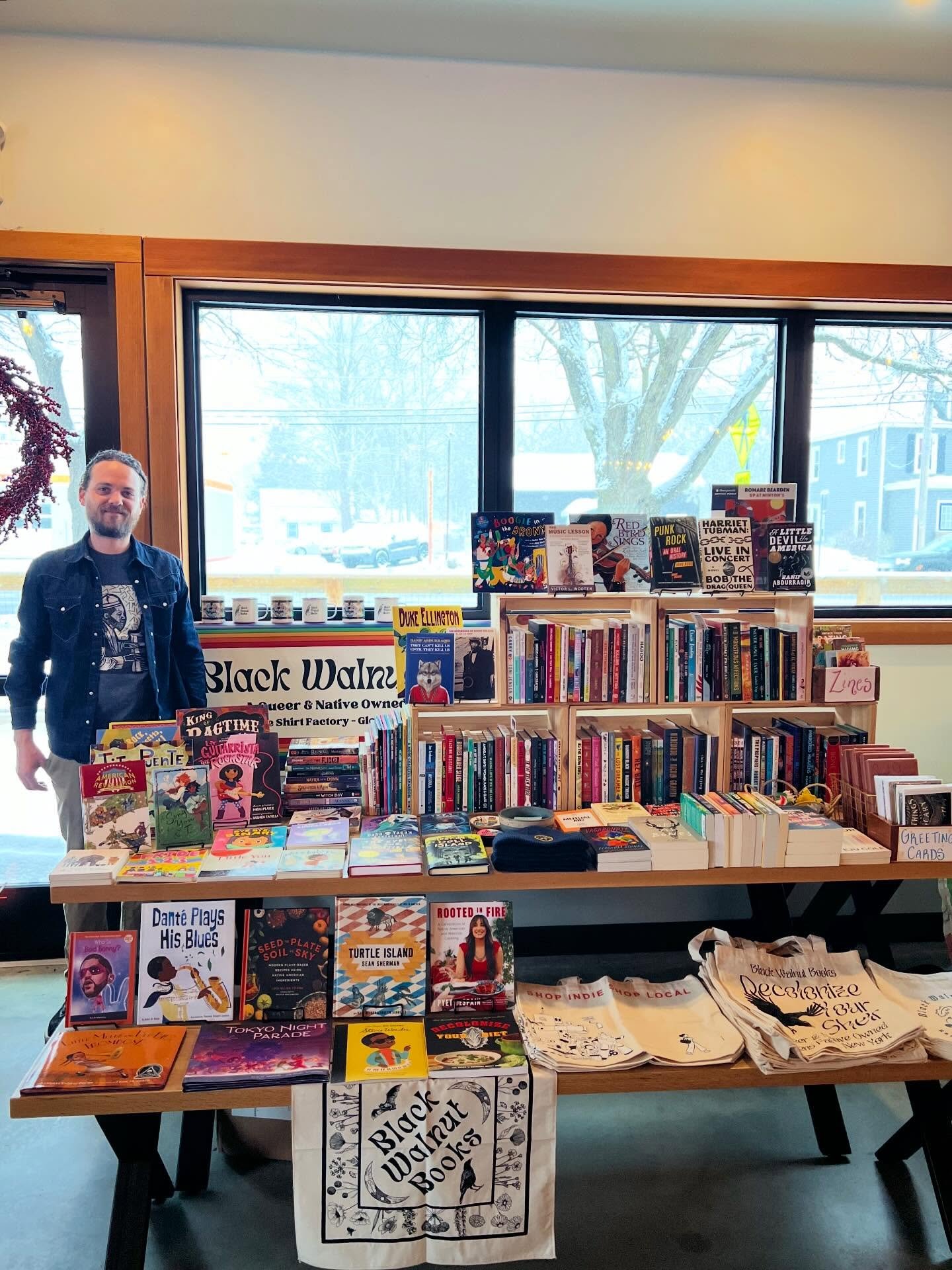 Blaze is at @commonrootsbrewing today for Books Beats and Brews with some great vendors like @madballvtg @sweetsiderecords @beldamebooks @barnandbrick @round_about_recordsrlm and @moni.mononoke and live DJs spinning vinyl from 11-4pm. And you can hea