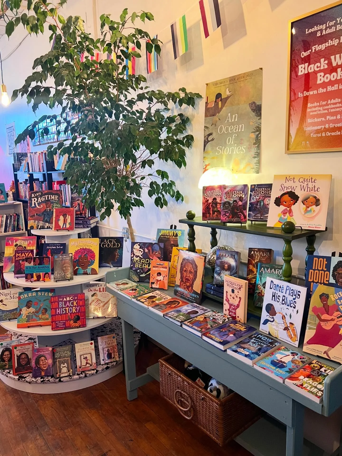 Little Black Walnut Books is midway through a major makeover and it&rsquo;s already looking so cute! 🥰