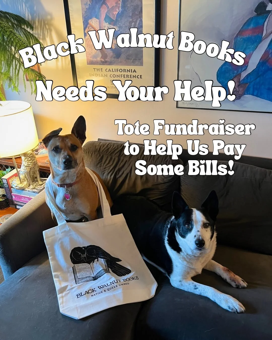 Black Walnut Books needs your help to pay some bills! 

The combination of lots of snow days, the slow winter season and the unexpected time away from the store for Hillary while she traveled to be with her dad and family has created a bit of a finan