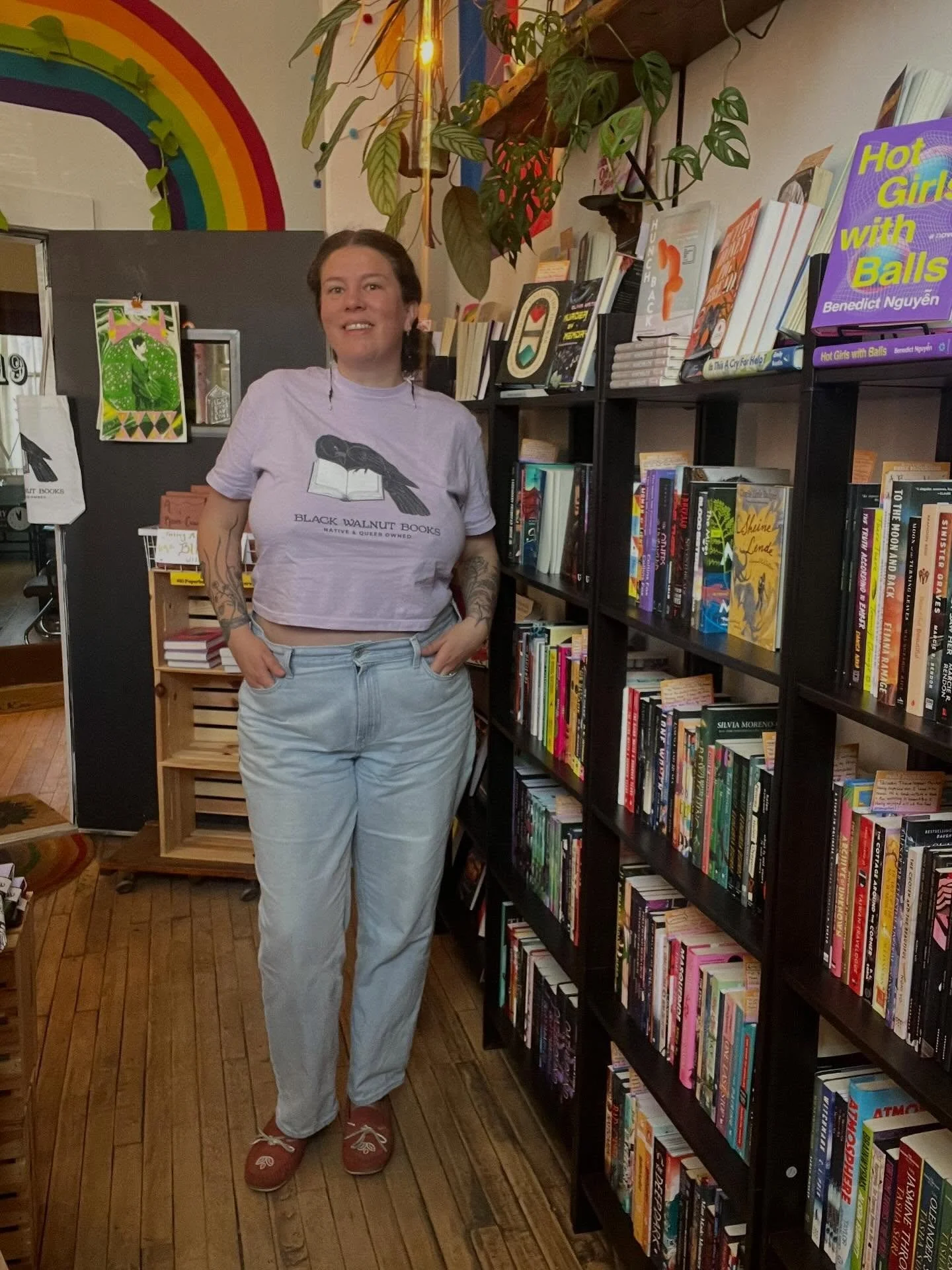 You can order our new Raven Reading shirts drawn by @nettletattoo and lettered by @goldenrod.designs now! I just got mine in from @bonfire and it&rsquo;s so perfect! There are lots of styles and colors you can choose from. @nettletattoo is the author