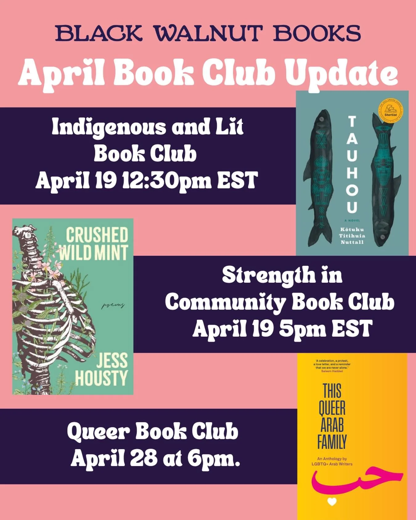 Hello! I am very behind on book club meetings and event posts. I am still deep in my grief, and have been unable to be quite as productive as normal. I am gently getting back to work and feel ready to give hosting the book clubs a try again.

This Su