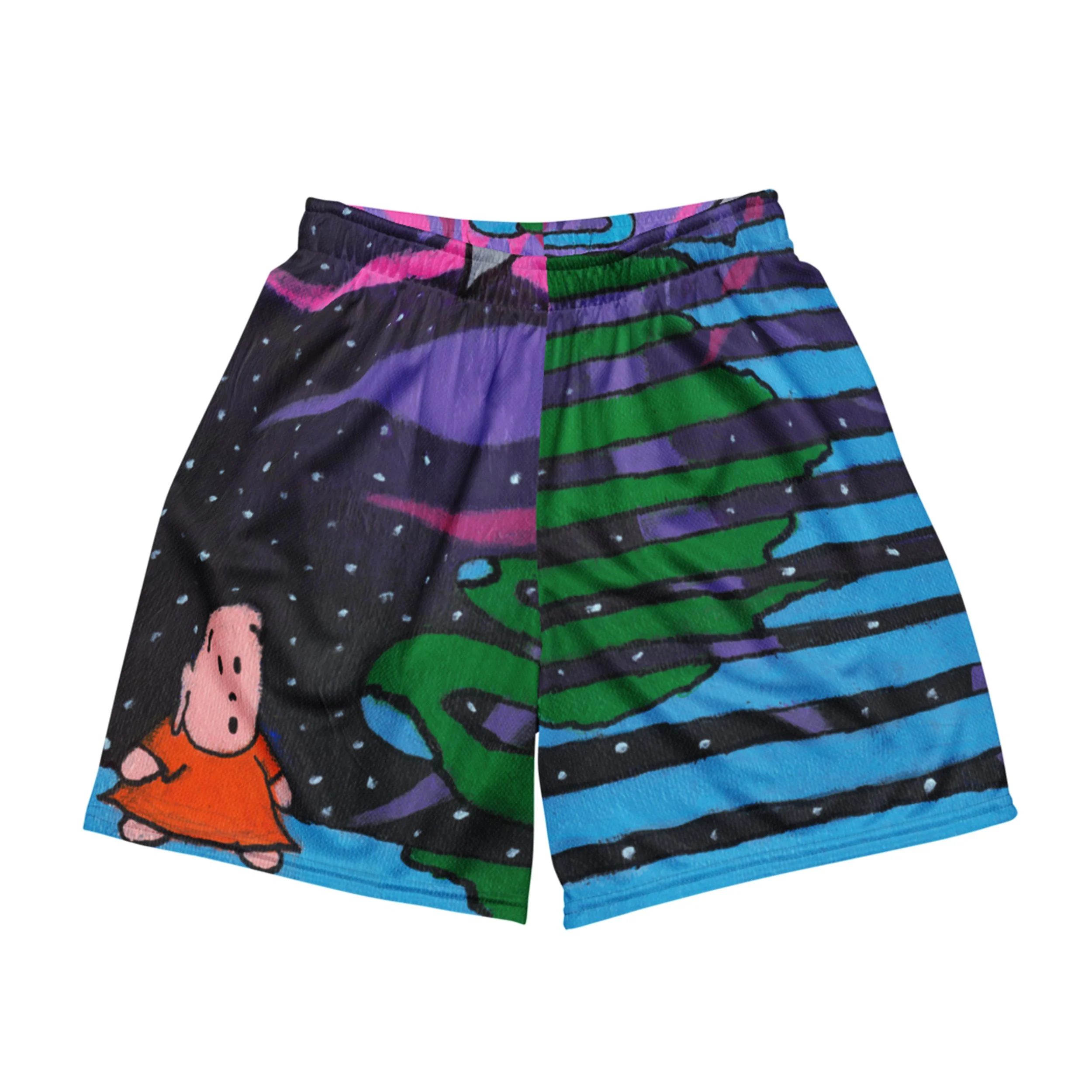 Long Road Ahead Mesh Shorts Front.jpg