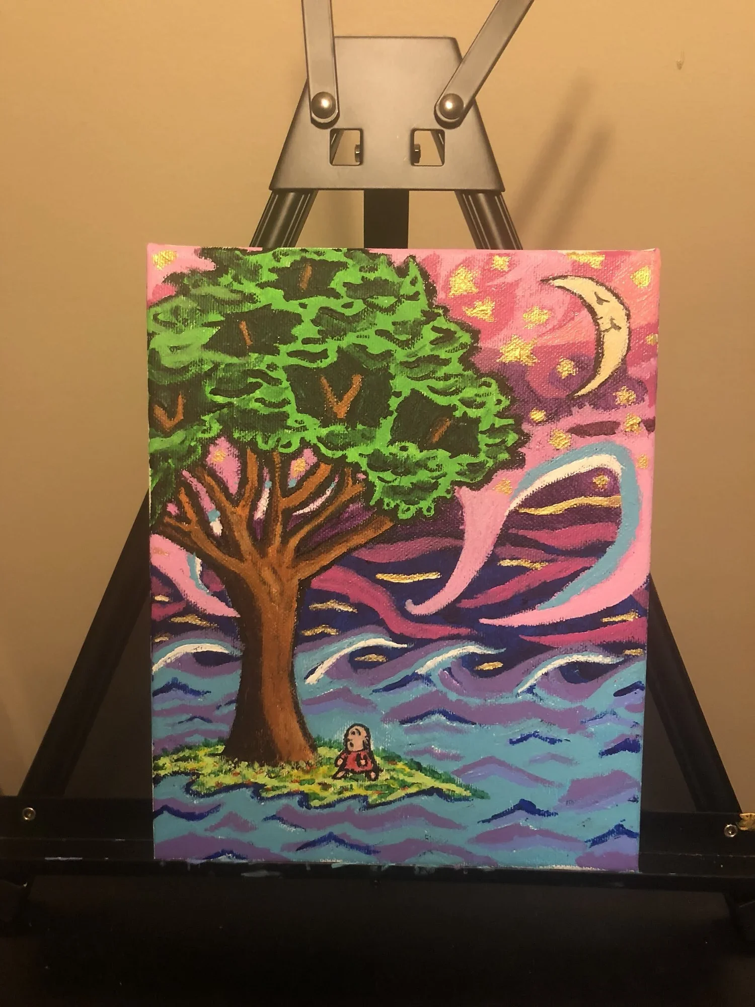 "Buddha & The Bodhi Tree" Matte Paper Print