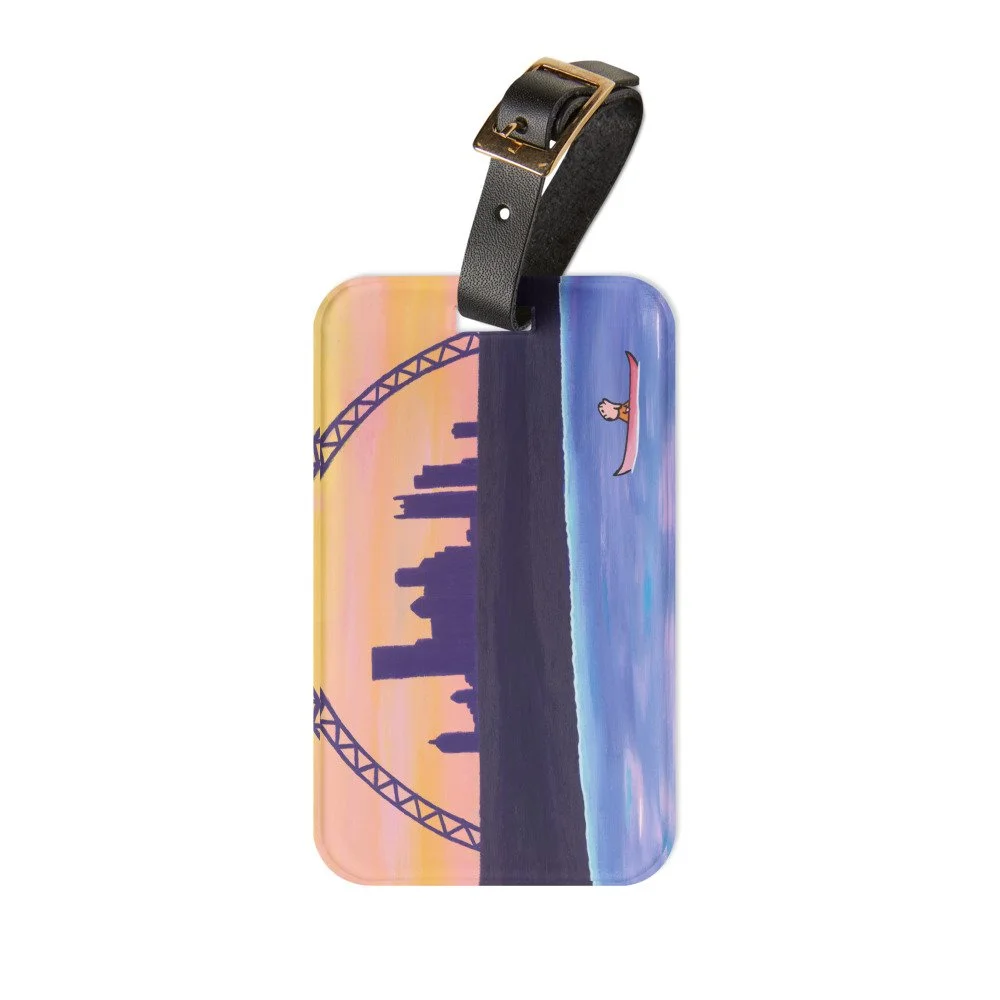 "Buddha & The Way Back Home" Luggage Tag