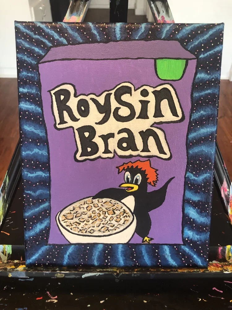 "Roy On A Cereal Box" (2020)