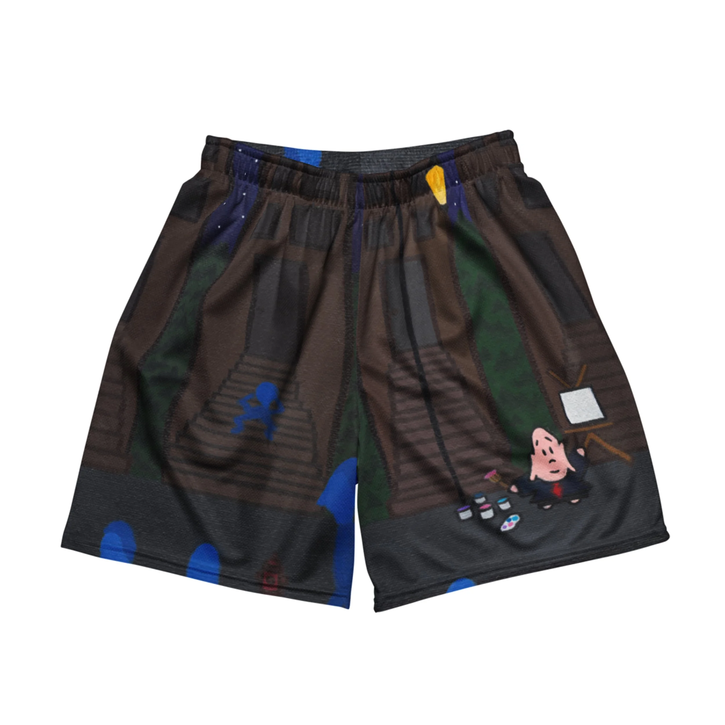 Round Of Applause Mesh Shorts Front.jpg