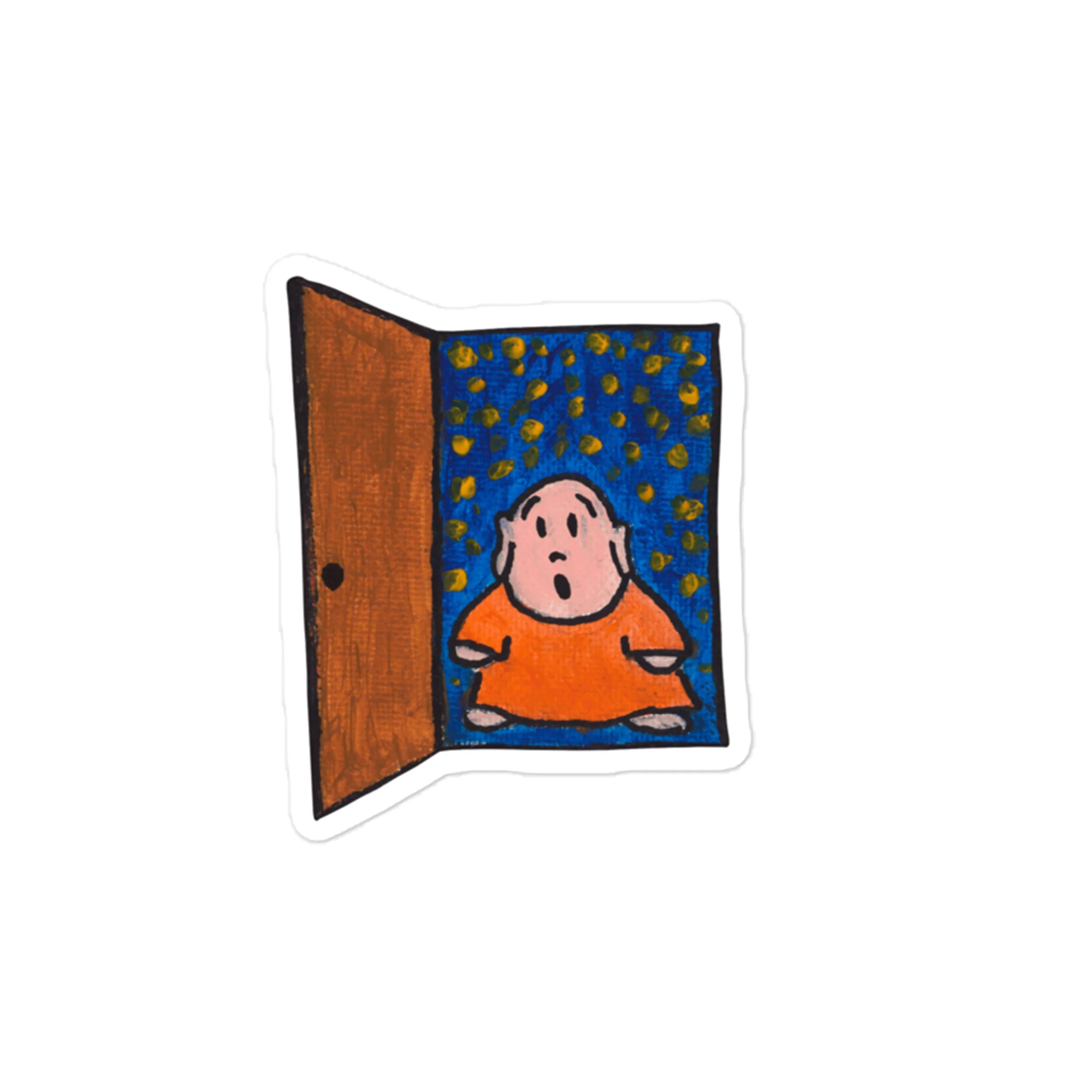 "Buddha & The Other Side Of The Door" Sticker