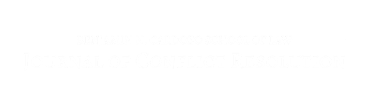 Cardozo Journal of Conflict Resolution