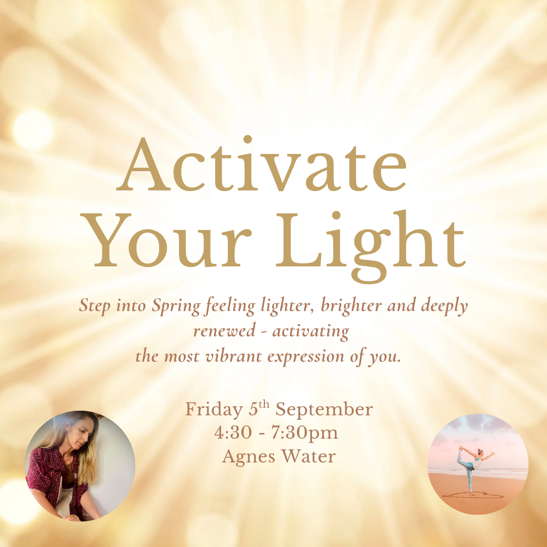 ACTIVATE YOUR LIGHT - AGNES WATER Cacao, Yoga & Breathwork