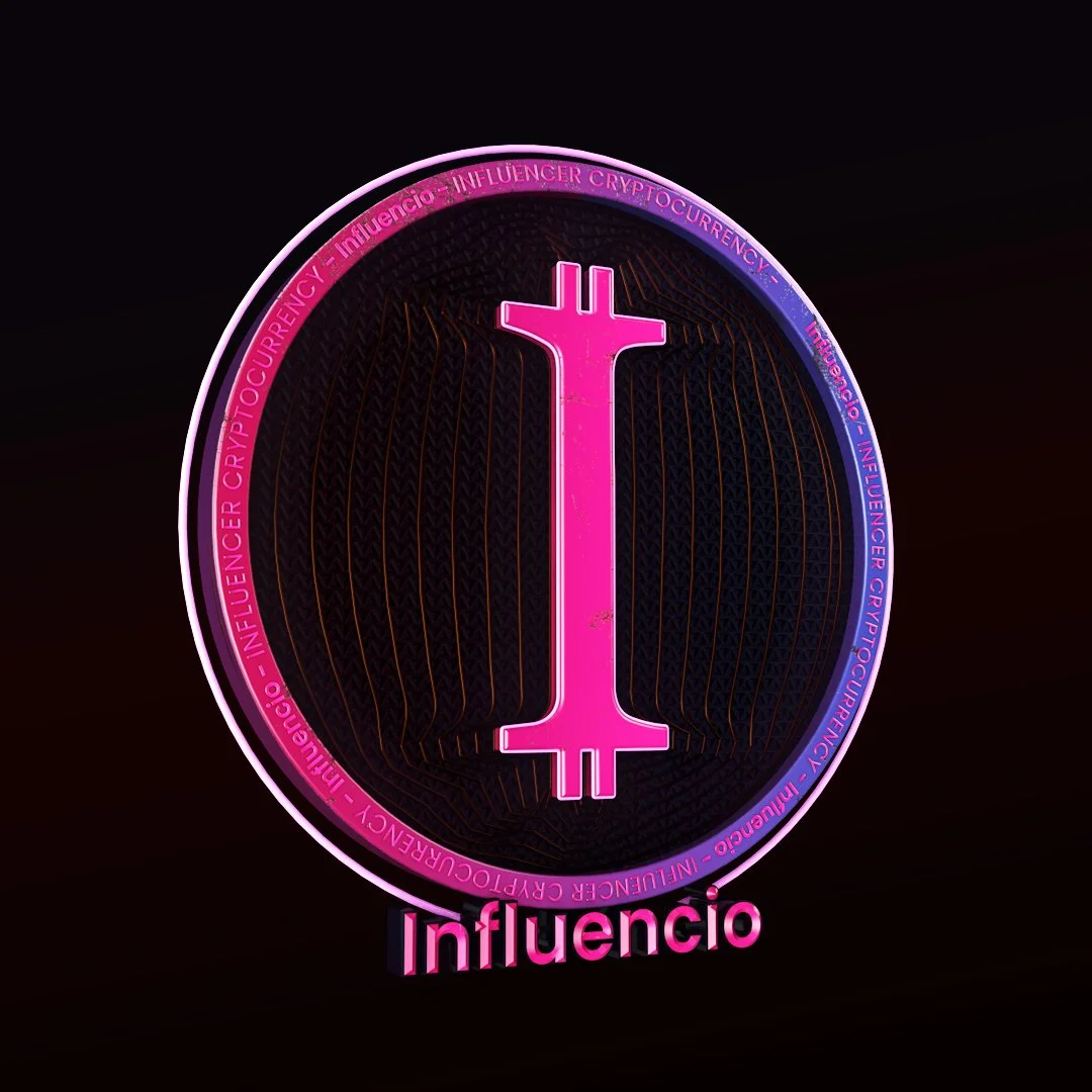 Influencio -Branding, 3D visuals, Animation