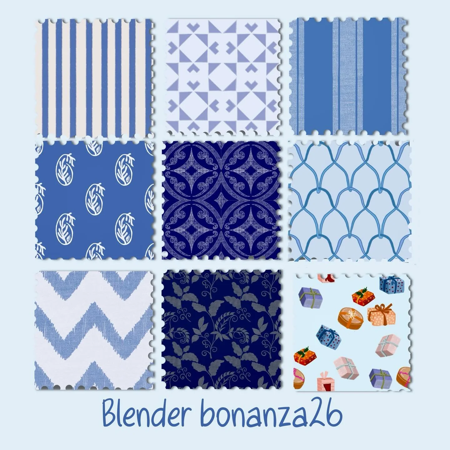 Finally put the blender patterns together as best I could. These were made during the #blenderbonanza26 held by @erin__kendal @powersellersacademy Thank you I was impressed and inspired by the talented participants. Thanks to this it was possible to 