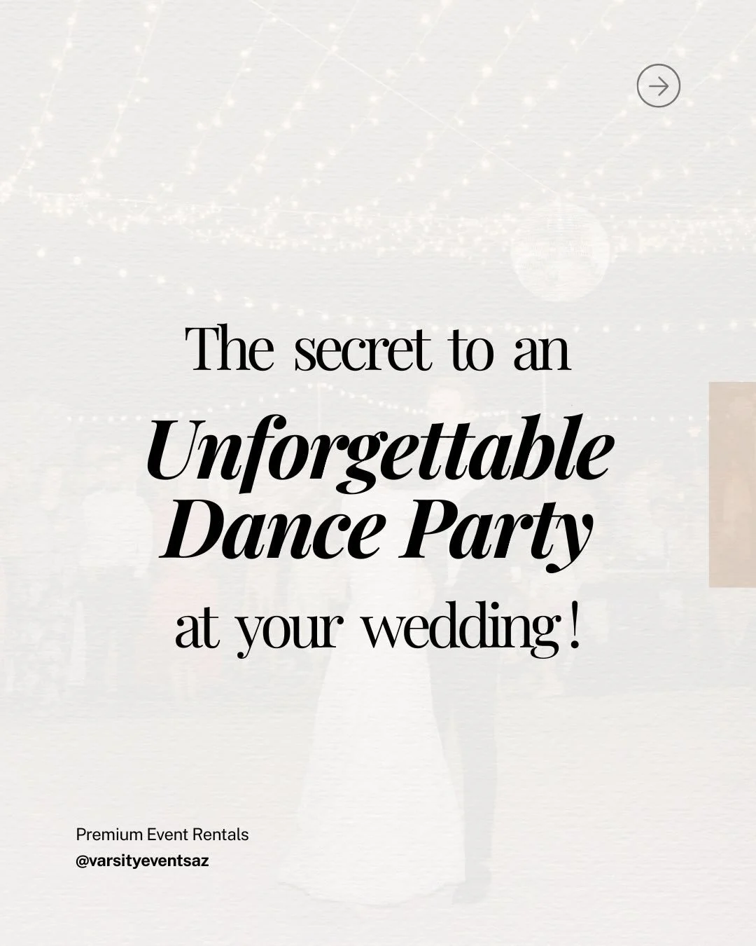 We are passionate about many things&hellip; and having the perfect dance party is one of them! Let us know your thoughts! ✨

#danceparty #weddings #dancefloor #arizonawedding #azweddings