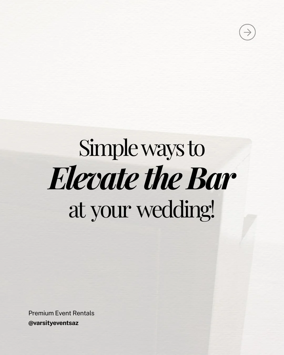 Simple upgrades that are worth it and WORK!

#weddingplanning #weddingtips #azwedding #weddingrentals #azrentals