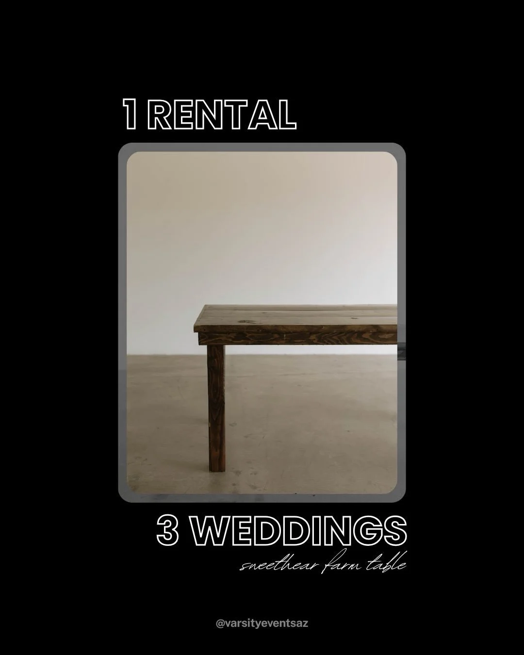 A table that works with every unique wedding dream!

#weddingideas #weddingtables #tablerentals #arizonabride #arizonaweddingvendors