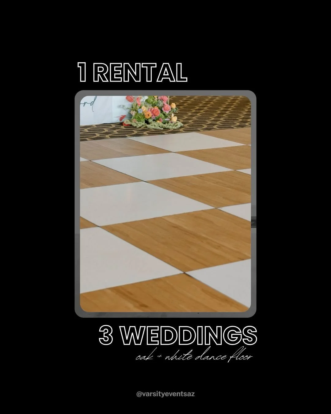 This dance floor just NEVER misses!

#dancefloorrental #weddinginspo #arizonaweddings #eventrentals #arizonaweddingrentals