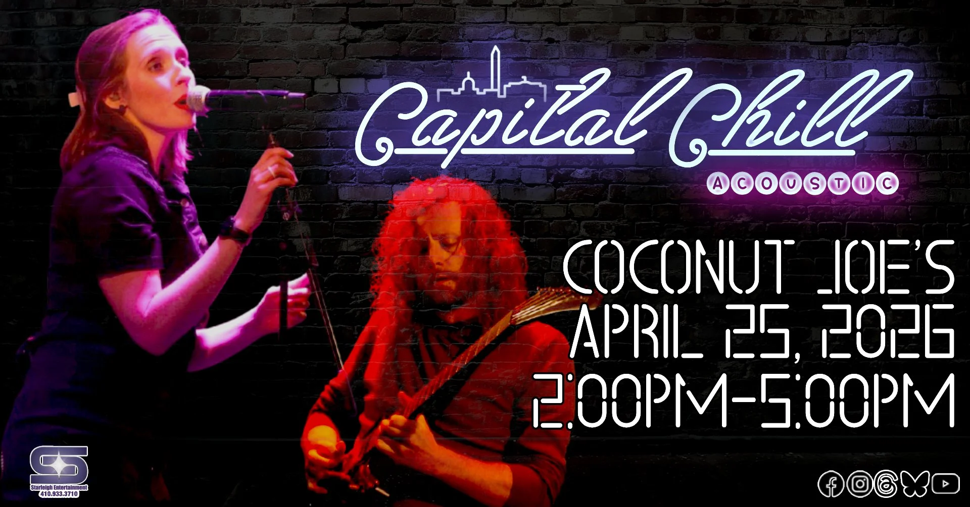 Capital Chill Duo Sets Sail at Coconut Joe's