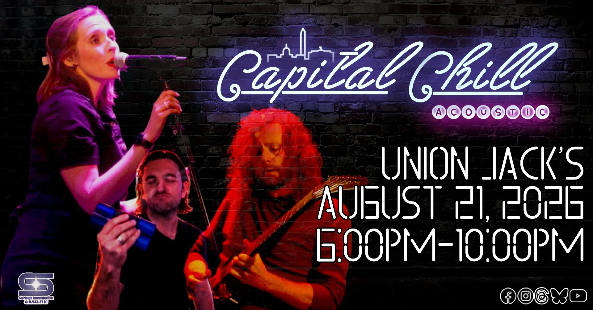 Capital Chill Trio Returns to Union Jack's 